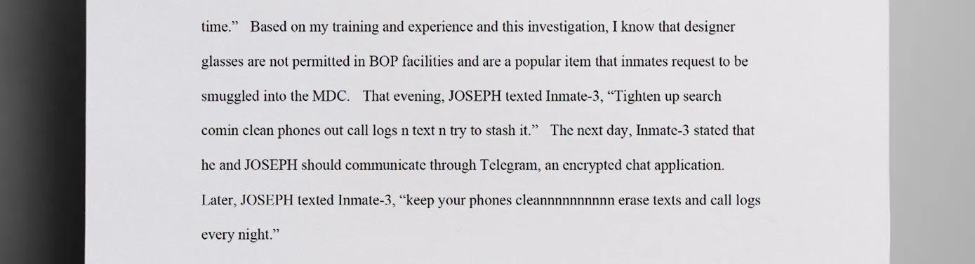 Quandelle_Joseph_warned_inmates_The_Daily_Muck