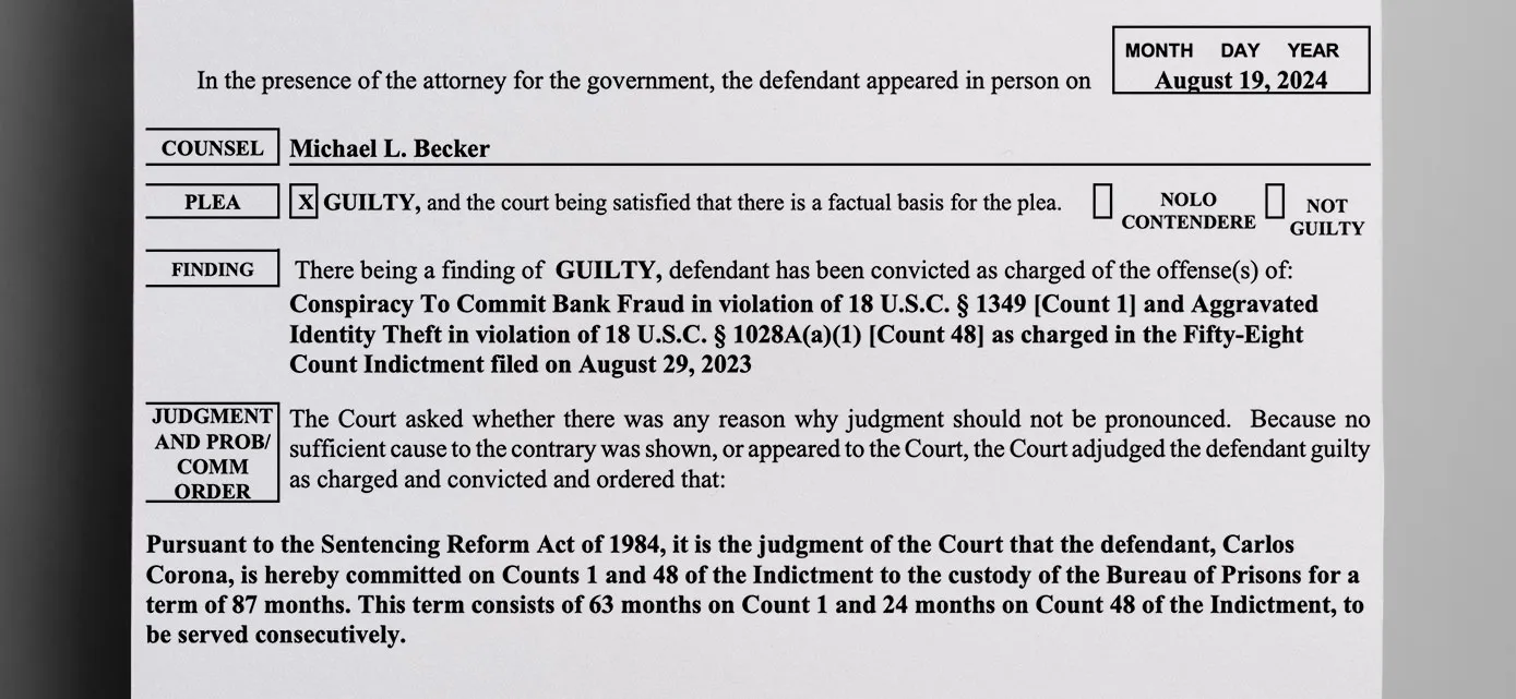 A_federal_court_found_Carlos_Corona_guilty_of_bank_fraud_and_identity_theft_in_a_stolen_checks_case_The_Daily_Muck