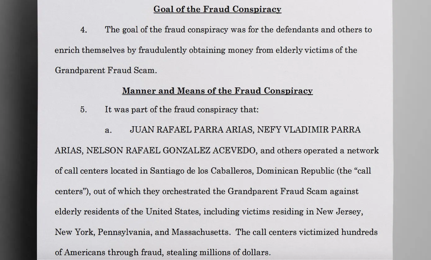 El objetivo de la estafa de los abuelos dirigida por Arias y sus co-conspiradores era estafar millones a las víctimas mayores The Daily Muck