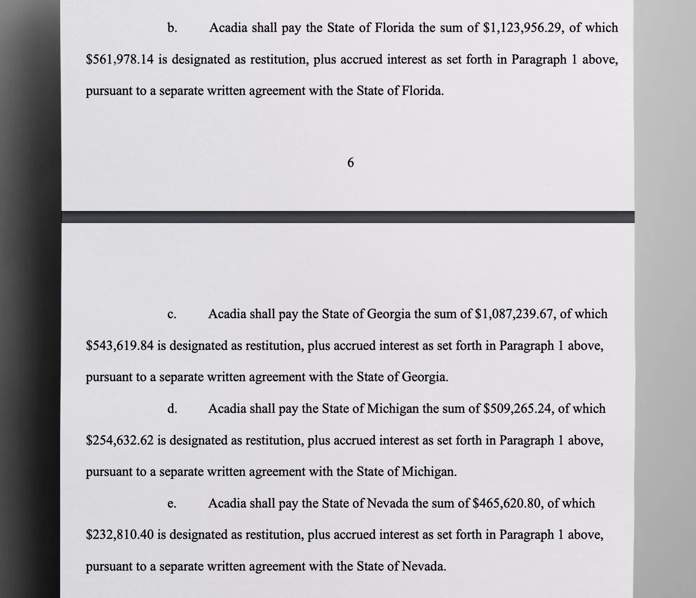 Acadia will pay another $3.2 million to reimburse Medicaid programs - The Daily Muck