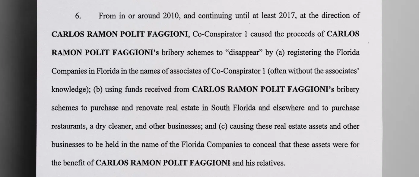 Carlos Ramon Polit hid assets by registering them under different companies registered in Florida - The Daily Muck
