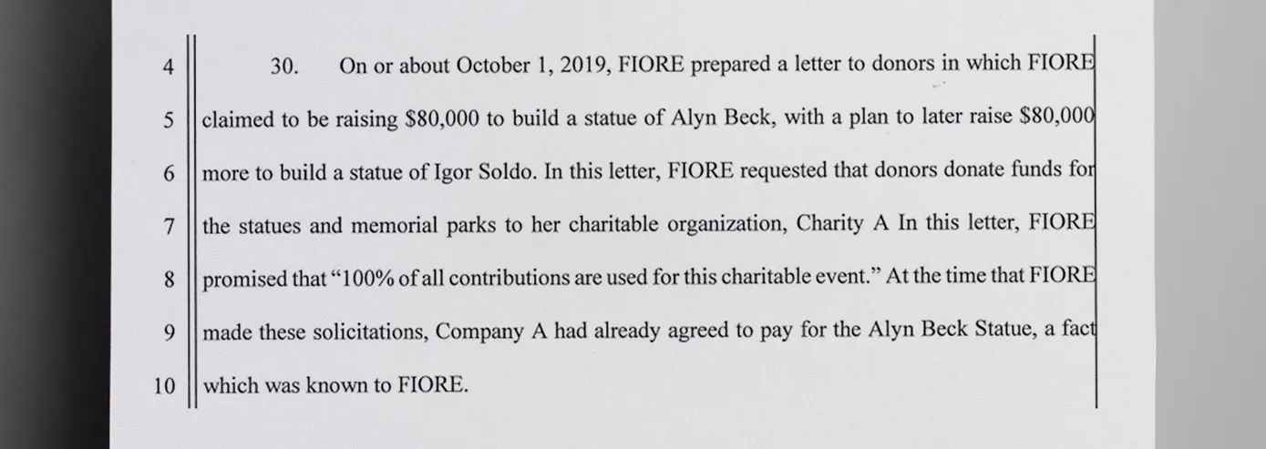 Fiore defrauded donors of money for police memorial statues - The Daily Muck