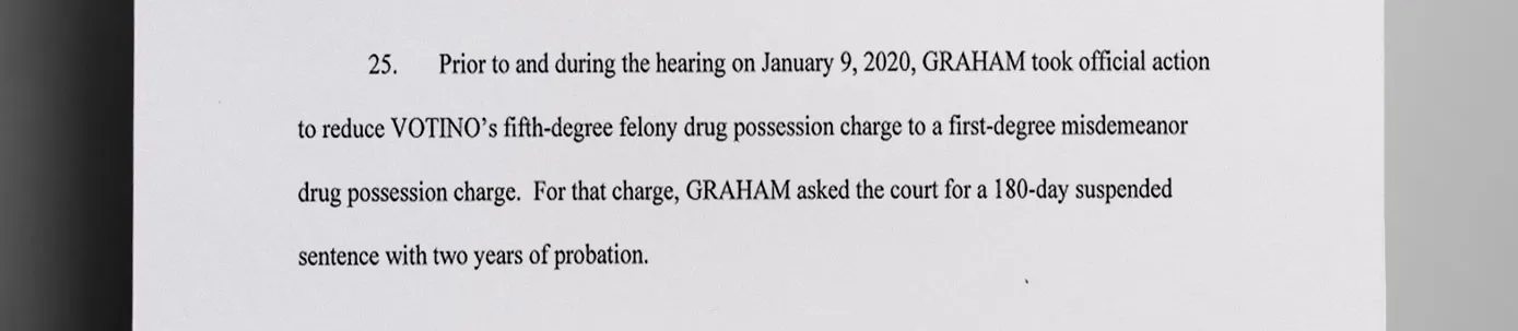 Prosecutors accuse Nicholas Graham– a prosecutor himself– of taking a bribe in exchange for reducing a drug possession charge - The Daily Muck