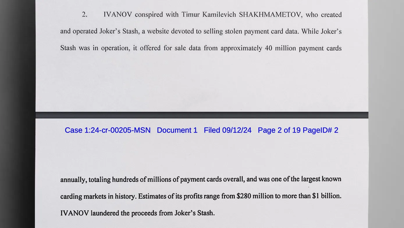 Sergey Ivanov and Timur Shakhmametov created “Joker’s Stash,” one of the largest repositories of stolen credit card information on the dark web - The Daily Muck