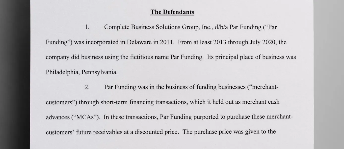 The original indictment claims Joseph and James LaForte operated Par Funding for several years - The Daily Muck
