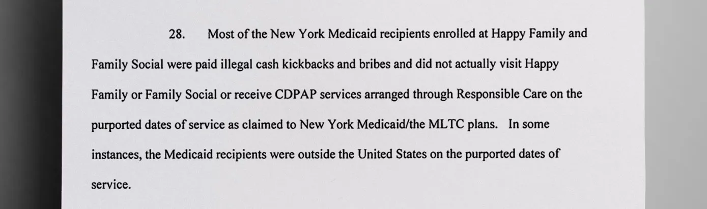 Federal officials claim that patients at Happy Family and Family Social– both adult daycare centers– did not receive services - The Daily Muck