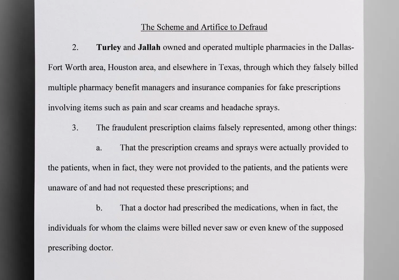 Ivor Jallah and coconspirator Shannon Turley falsified invoices for OTC meds never dispensed to health care insurance beneficiaries - The Daily Muck