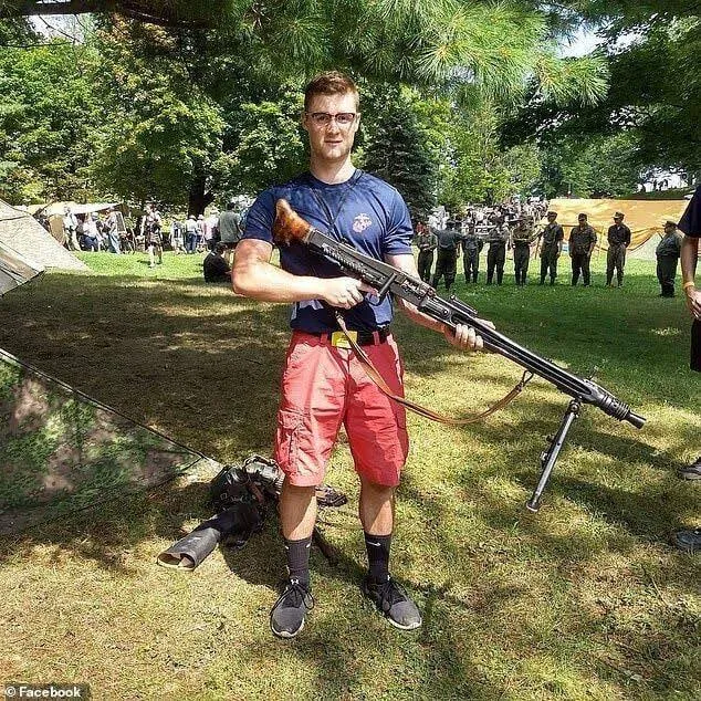 Joseph Maurino poses with a sniper rifle in an undated photo. - The Daily Muck