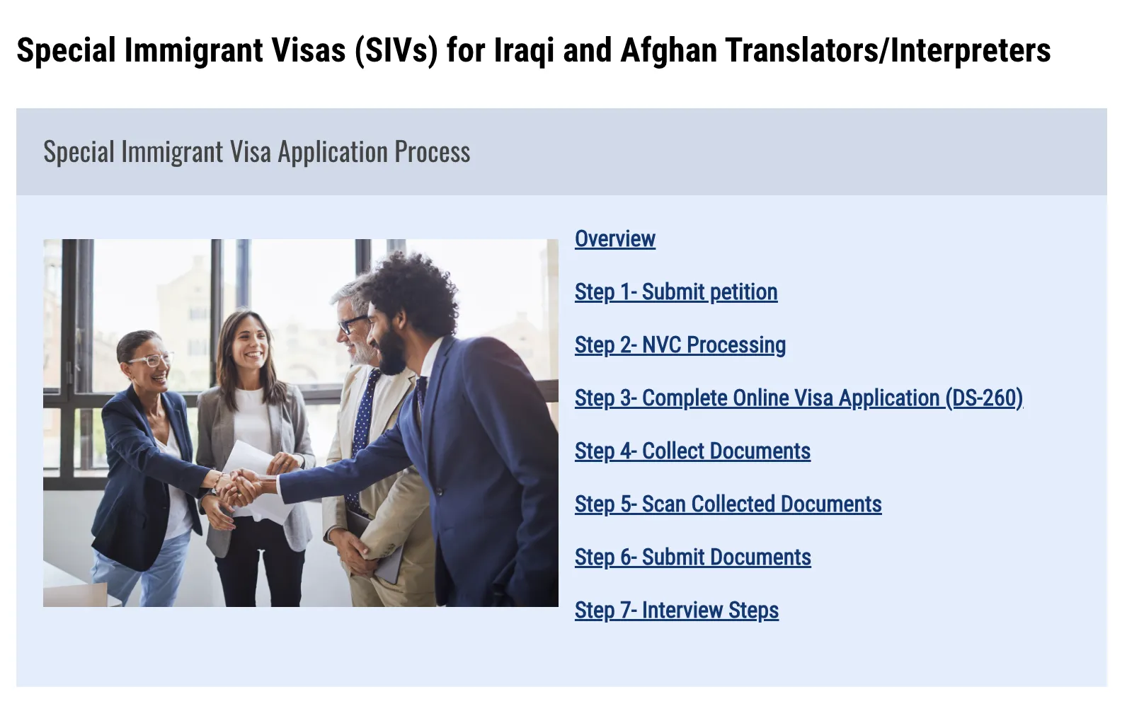 The State Department SIV process has seven steps - The Daily Muck
