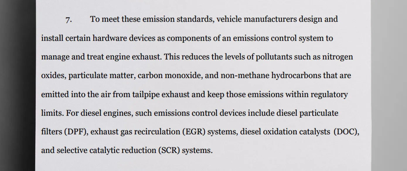 EPA regulations protect the atmosphere by controlling the amount of pollutants from engines that enter the air
