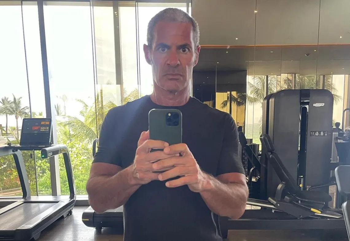 Ronald Bauer Shown Here in a Aug. 26 Photo Taking a Selfie at the Gym Has Pleaded Guilty to U.S. Federal Charges in a Pump and Dump Scheme