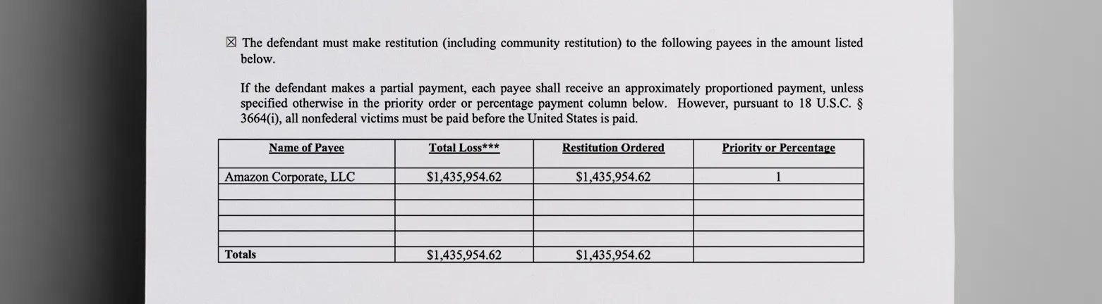 A_federal_court_ordered_Oliver_to_pay_more_than_1.4_million_in_restitution_to_Amazon_for_the_stolen_Fitbits