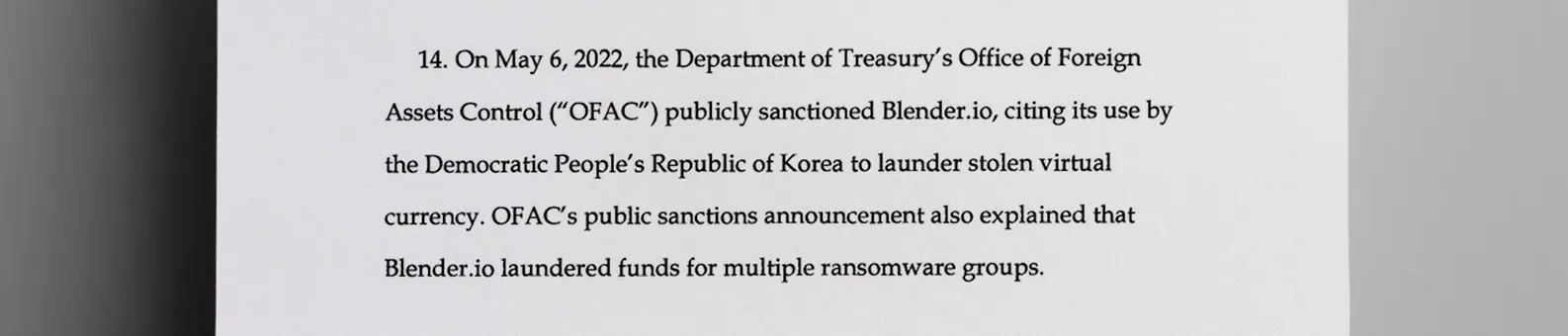 Cryptomixing_facilitates_money_laundering_at_least_according_to_the_US_federal_government_which_is_why_the_Treasury_Department_sanctioned_Blender