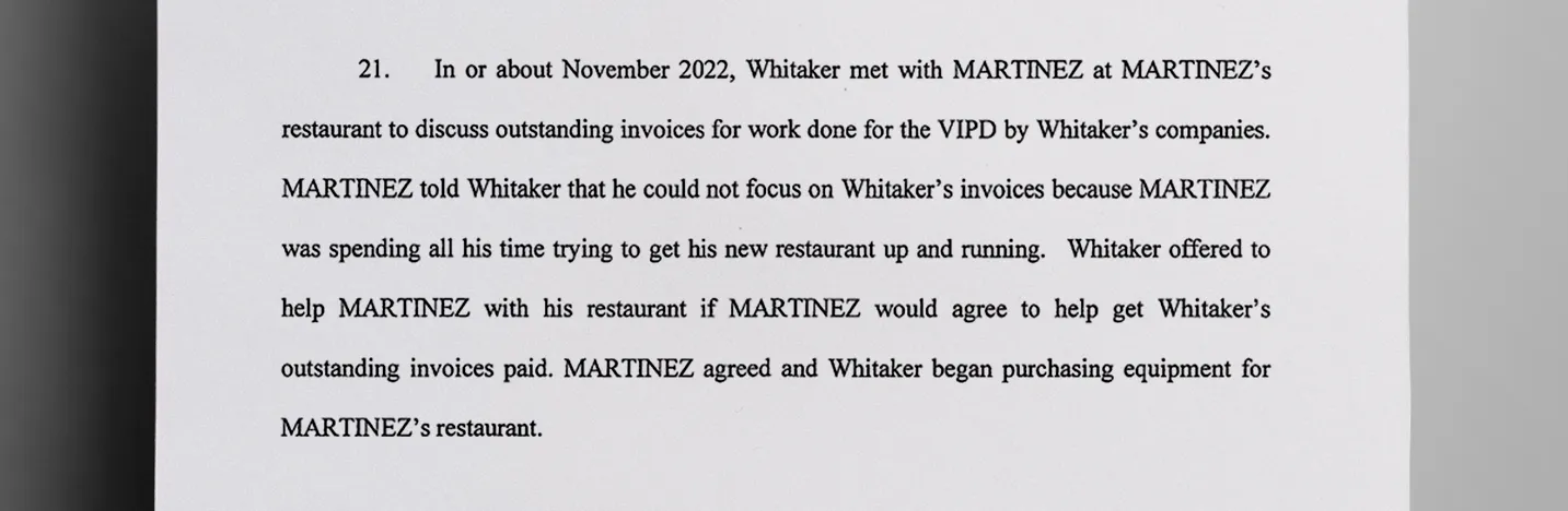 Police_Commissioner_Ray_Martinez_solicited_bribes_in_the_form_of_restaurant_equipment_from_a_cybersecurity_firm_that_had_contracts_with_the_police_department