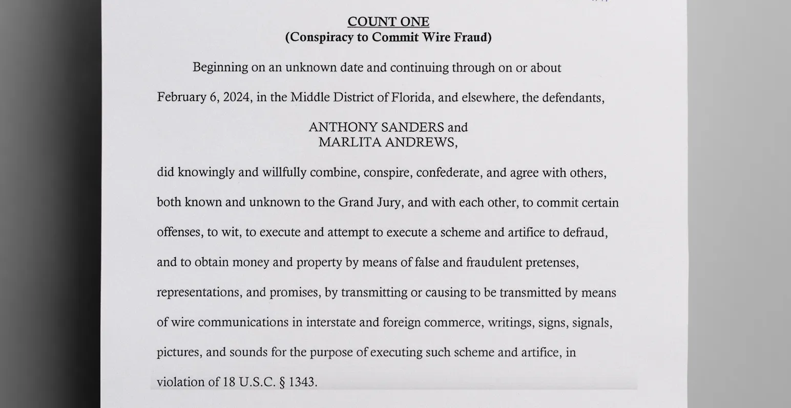 Sanders_and_Andrews_were_both_charged_with_one_count_of_wire_fraud_for_a_jury_duty_scam_that_robbed_a_victim_of_more_than_12000