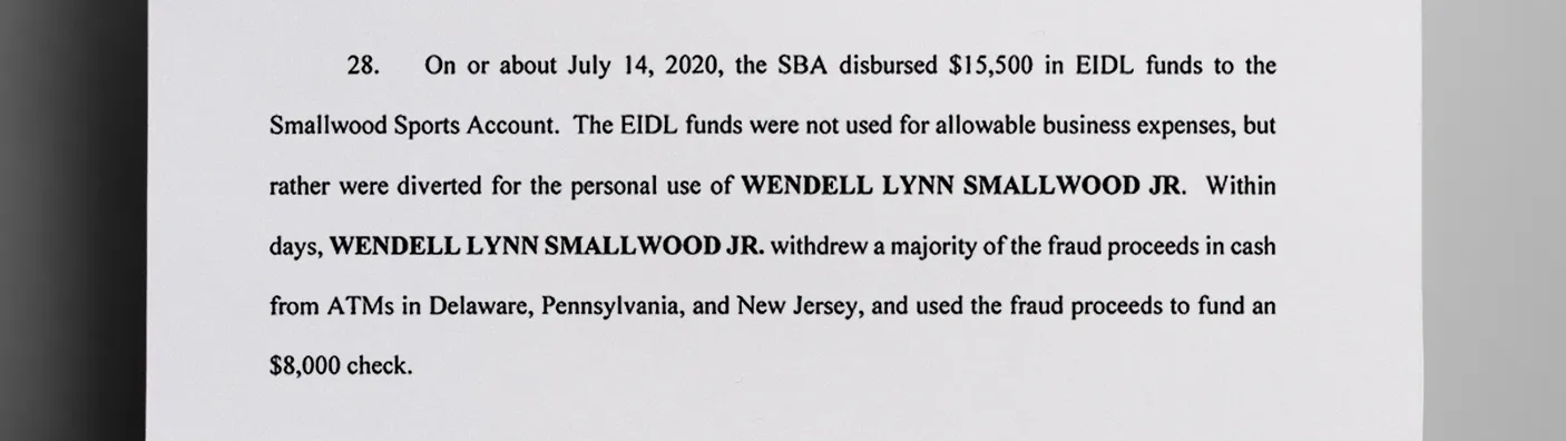 Smallwood_used_the_proceeds_of_a_business_loan_for_personal_instead_of_commercial_expenses