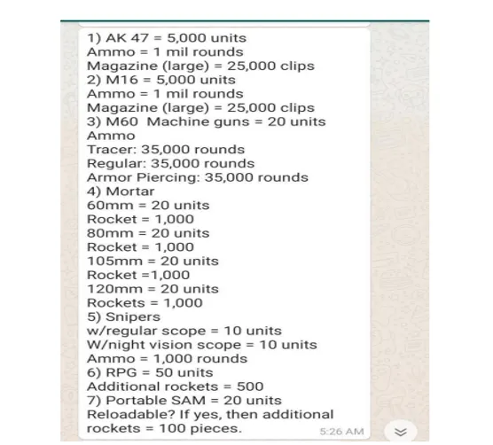 The_criminal_complaint_shows_a_screenshot_of_a_weapons_and_ammo_wishlist_Ebisawa_sent_to_an_undercover_cop